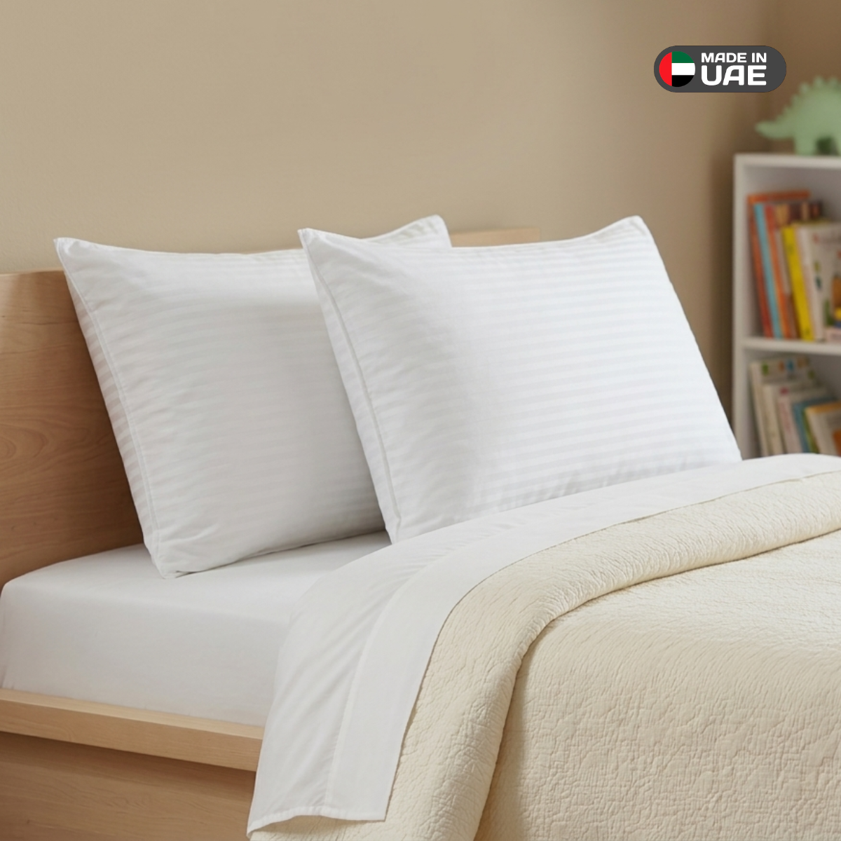 300TC Premium Cotton Anti-Allergy Kids Pillow 30x45 cm