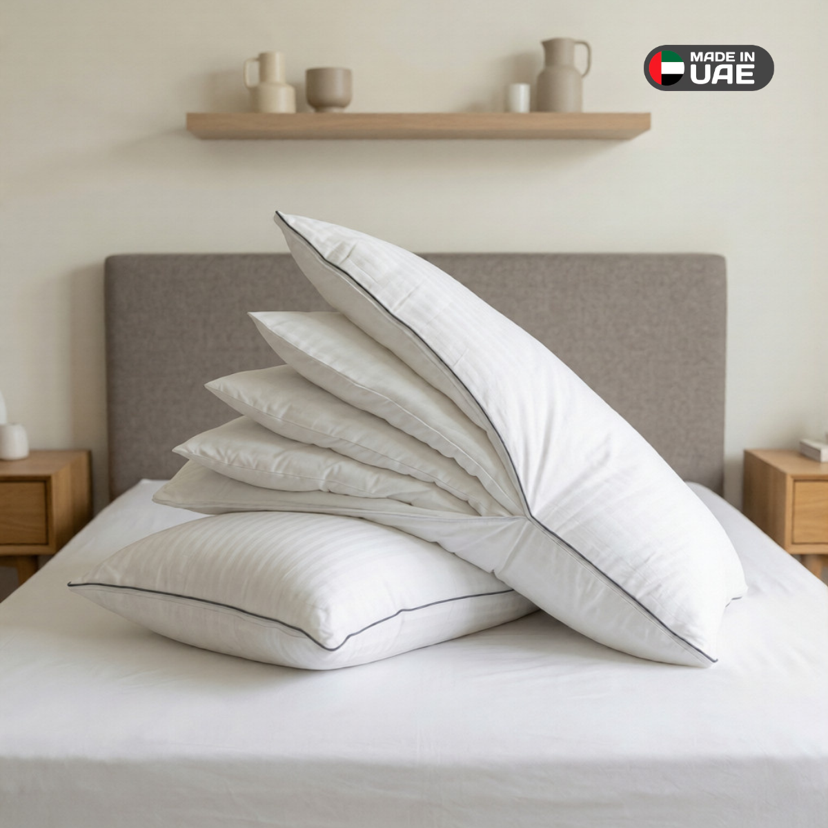 Premium Cotton 3-in-1 Adjustable Layer Pillow 50 x 70 cm