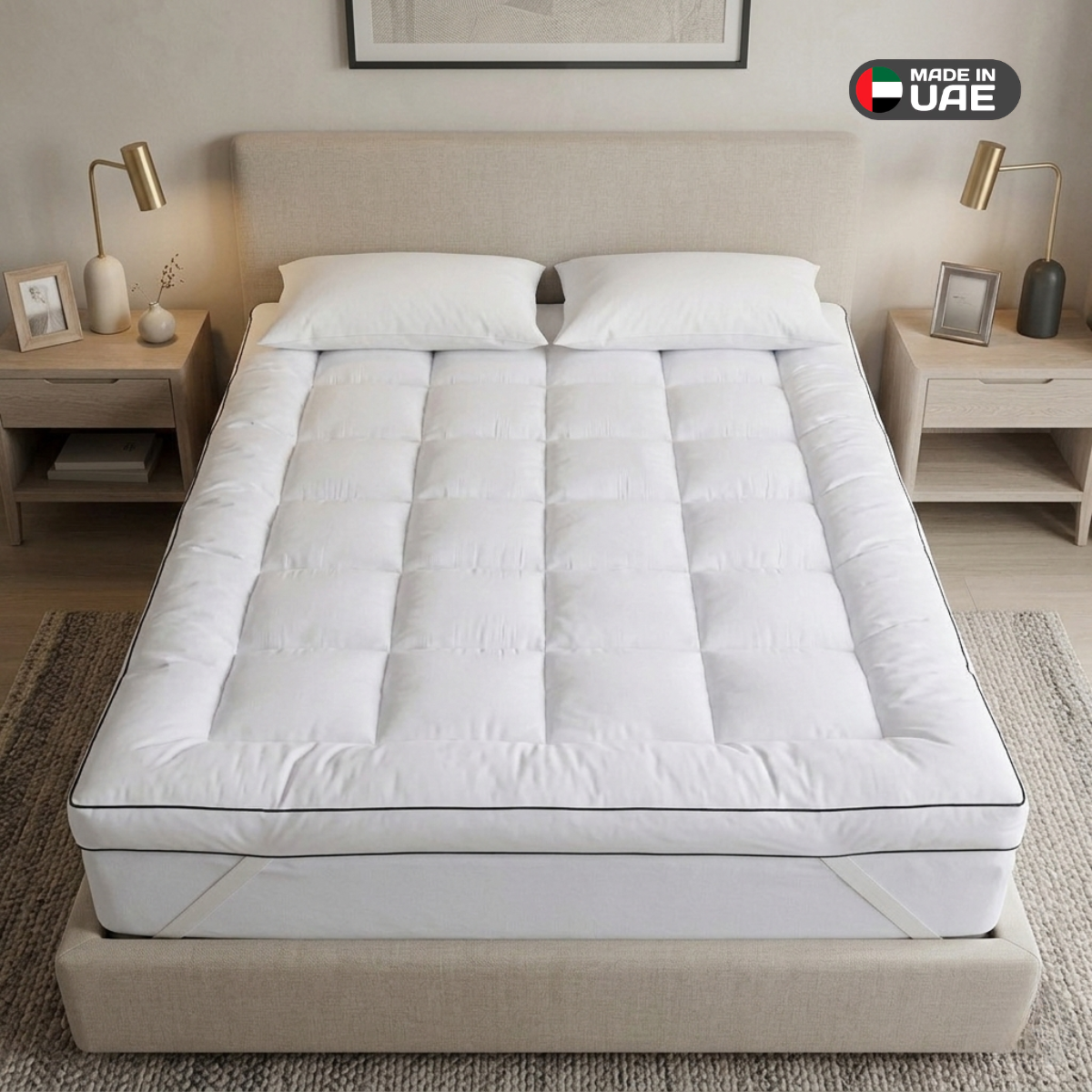 Premium Cotton Mattress Topper - 90 GSM