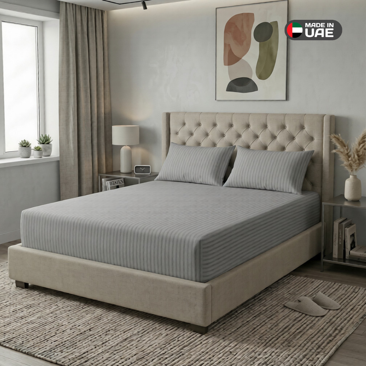 300TC Fitted Sheet Set