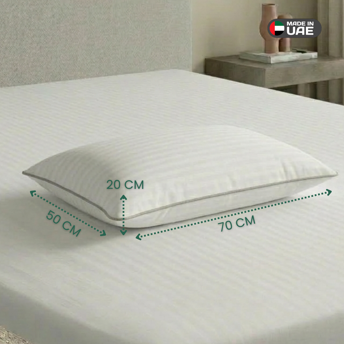 Premium Cotton 3-in-1 Adjustable Layer Pillow 50 x 70 cm