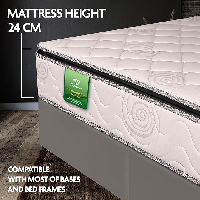 orthopedic mattress pillow top  height image 