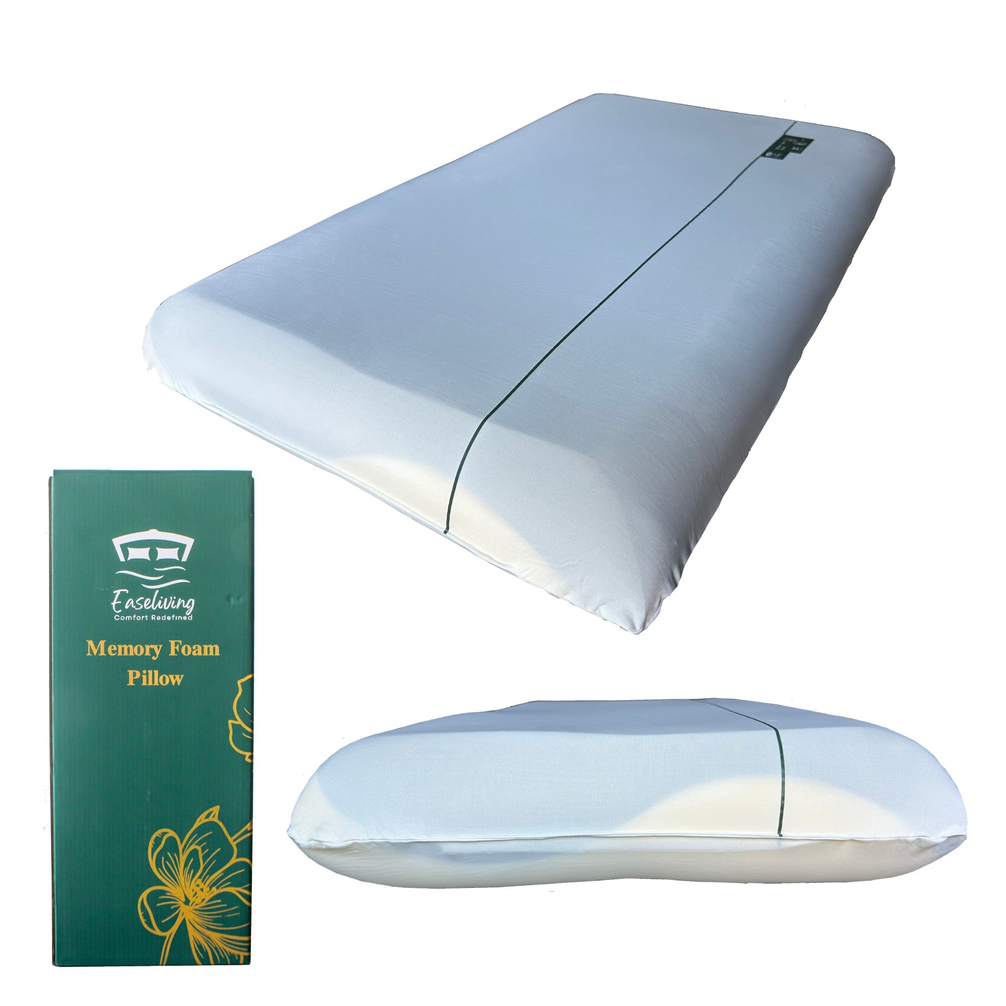 Dual Sense Memory Foam Pillow – Neck Protection & Spinal Support